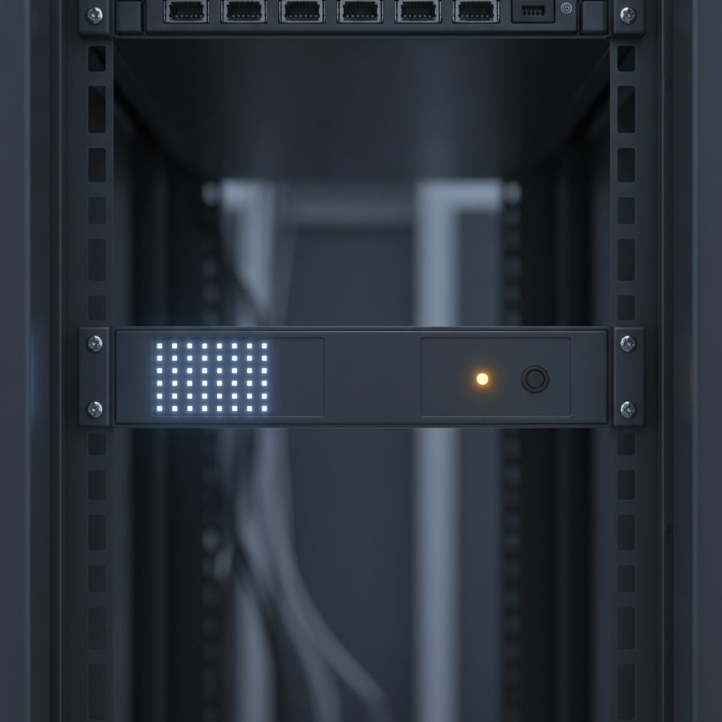 Hardware-Sicherheitsmodul in einem Serverrack eines behördlichen Rechenzentrums